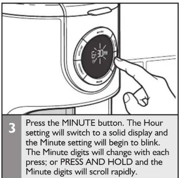 KITCHENAID KCM1202OB - Setting up the Automatic brew feature - 3