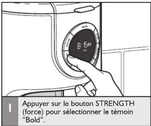 KITCHENAID KCM1202OB - Réglage du degré d'infusion - 1