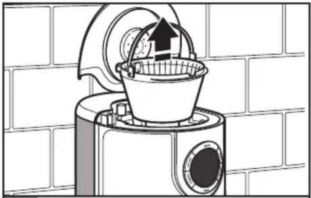 KITCHENAID KCM1202OB - Cómo llenar la canasta de elaboración con café - 1