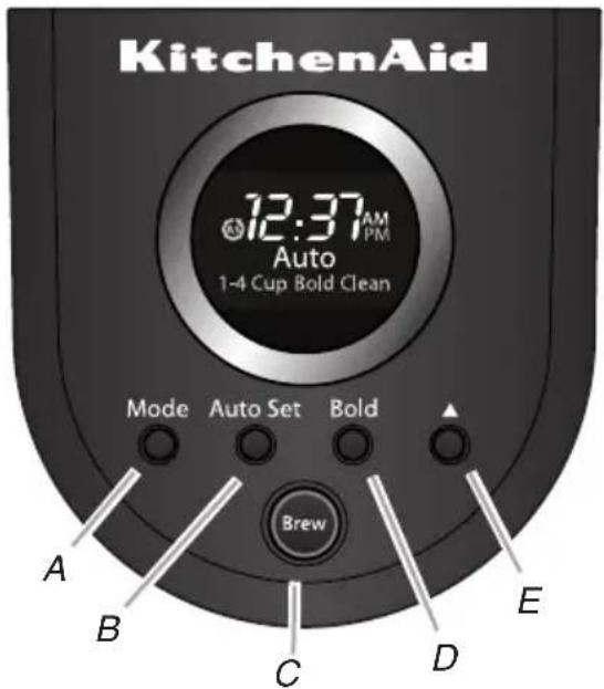 KITCHENAID KCM111 - Coffee Maker Controls - 1