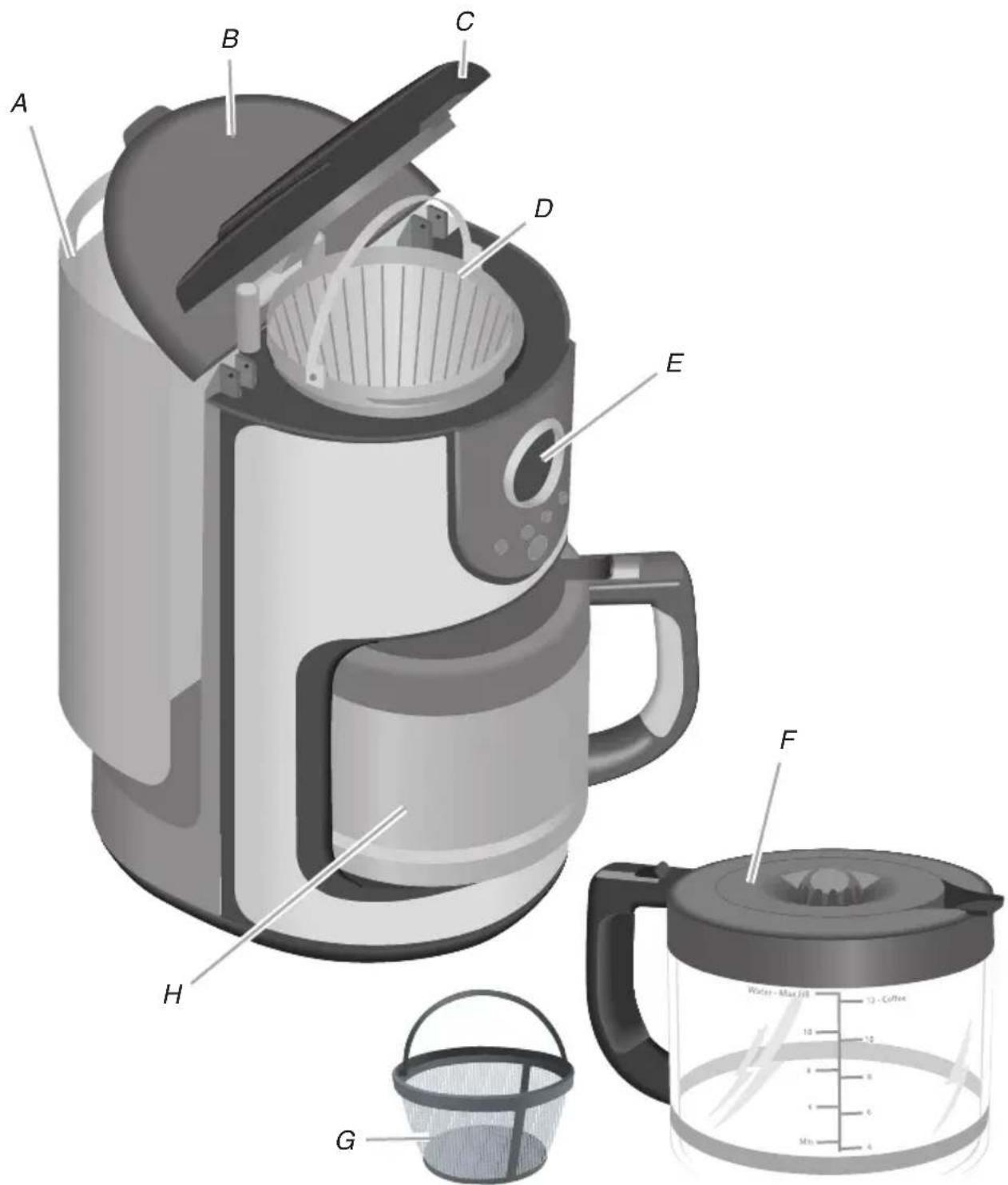 KITCHENAID KCM111 - KITCHENAID® COFFEE MAKER FEATURES - 1