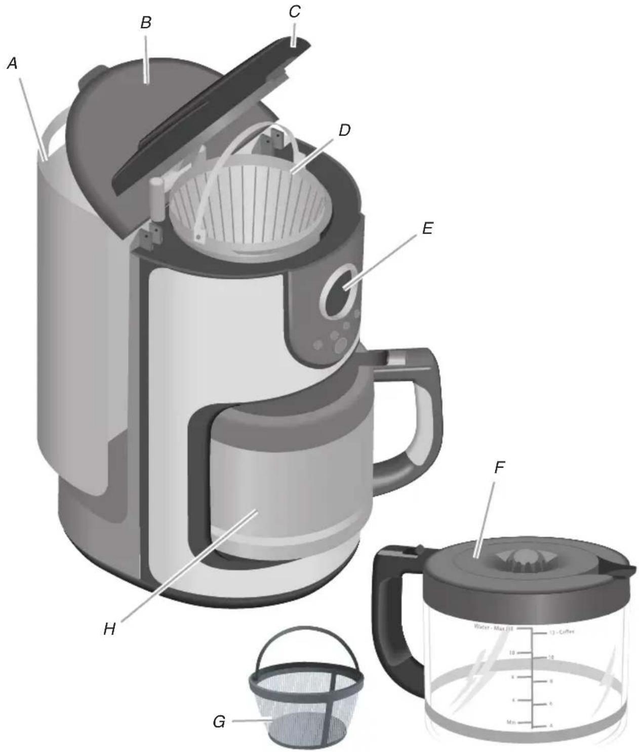 KITCHENAID KCM112 - CARACTERÍSTICAS DE LA CAFETERA KITCHENAID® - 1