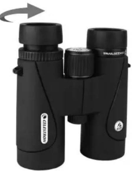 CELESTRON TrailSeeker - REGOLAZIONE DELLA CONCHIGLIA OCULARE - 1