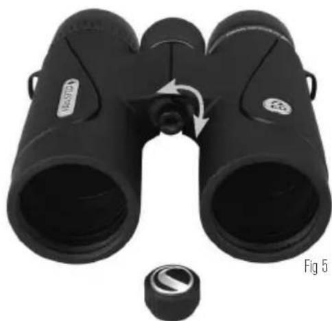 CELESTRON TrailSeeker - REGOLAZIONE DELLA CONCHIGLIA OCULARE - 2