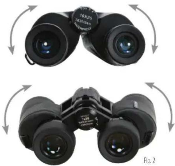 CELESTRON Cypress - ADJUSTING THE INTERPUPILLARY DISTANCE (IPD) - 1