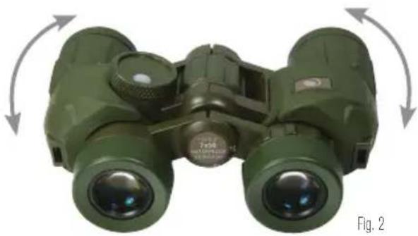 CELESTRON Cavalry - AJUSTE DE LA DISTANCIA INTERPUPILAR - 1