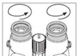 Swarovski EL 8.5X42 - Adjustment of the twist-in eyecups - 1