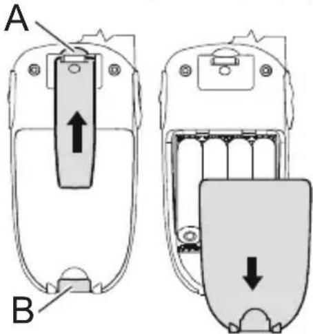 DORO WT 96pro - Installation of batterierne - 1
