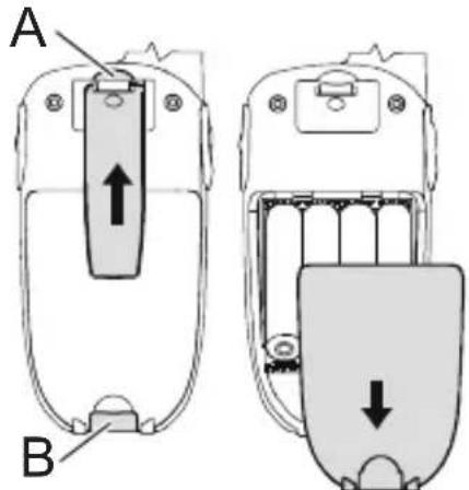 DORO WT 96pro - Insertion des piles - 1