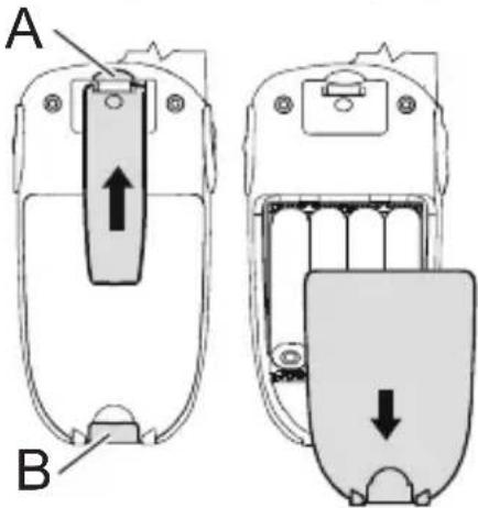 DORO WT 96pro - Installazione delle batterie - 1