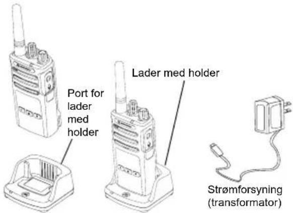 MOTOROLA XT420 - Lading via lader med holder (SUC) - 1