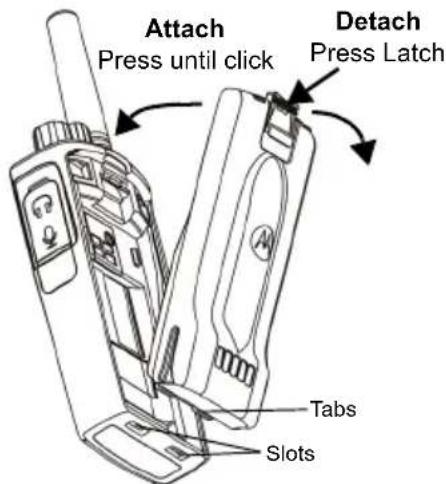 MOTOROLA XT420 - Installing the Lithium-Ion (Li-Ion) Battery - 1
