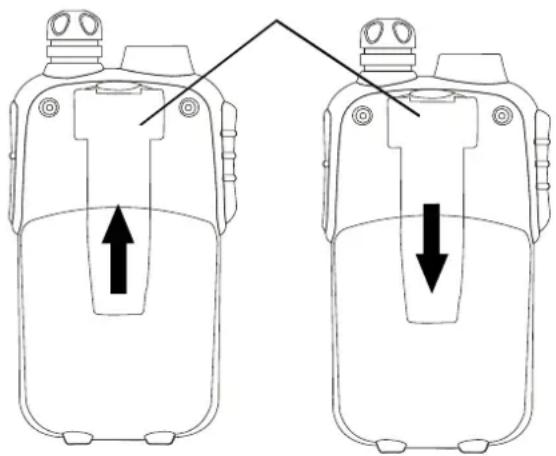 AEG Voxtel R300 - Installing the belt clip - 1
