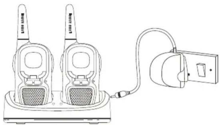 MT Logic Twintalker 9310 - Laden der Akkus - 1