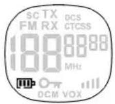 MT Logic Twintalker 9310 - Laadiveau batterijen/Indicatie batterij bijna leeg - 1