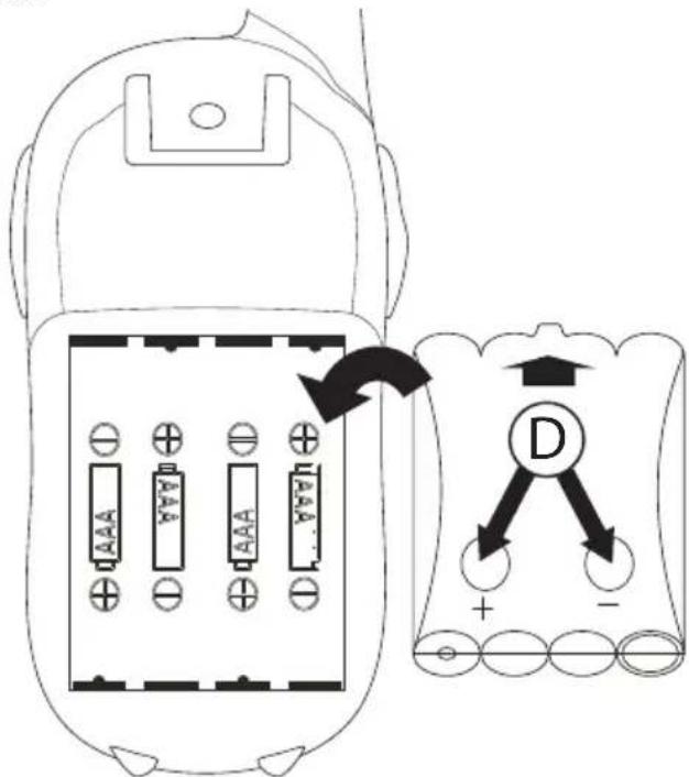 MT Logic Twintalker 9310 - Batterijenplaatsen - 1