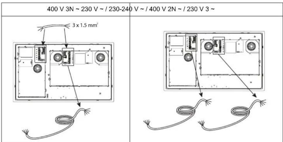 WHIRLPOOL ACM 795LX01 - Tilkoling til klemmeblokken - 1