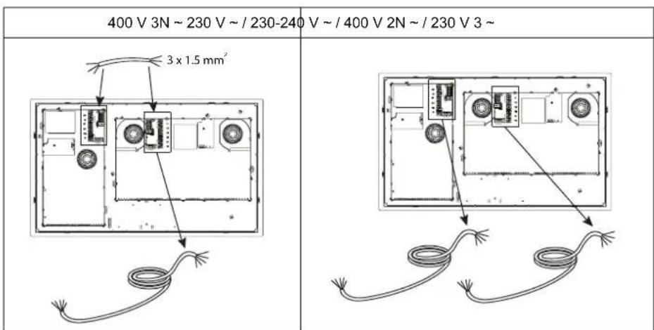 WHIRLPOOL ACM 795LX01 - Aansluiting op het klemmenblok - 1