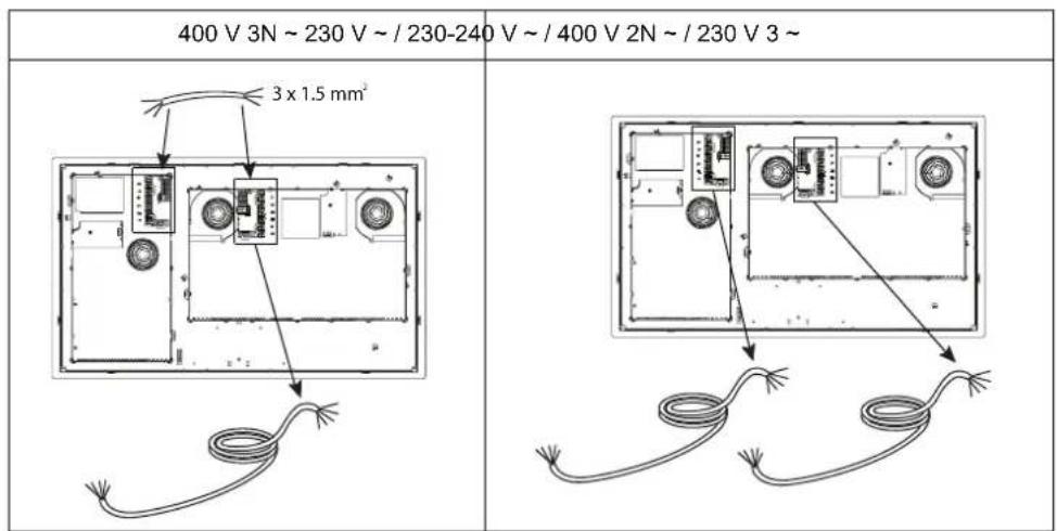 WHIRLPOOL ACM 795LX01 - Conexión al bloque de terminales - 1