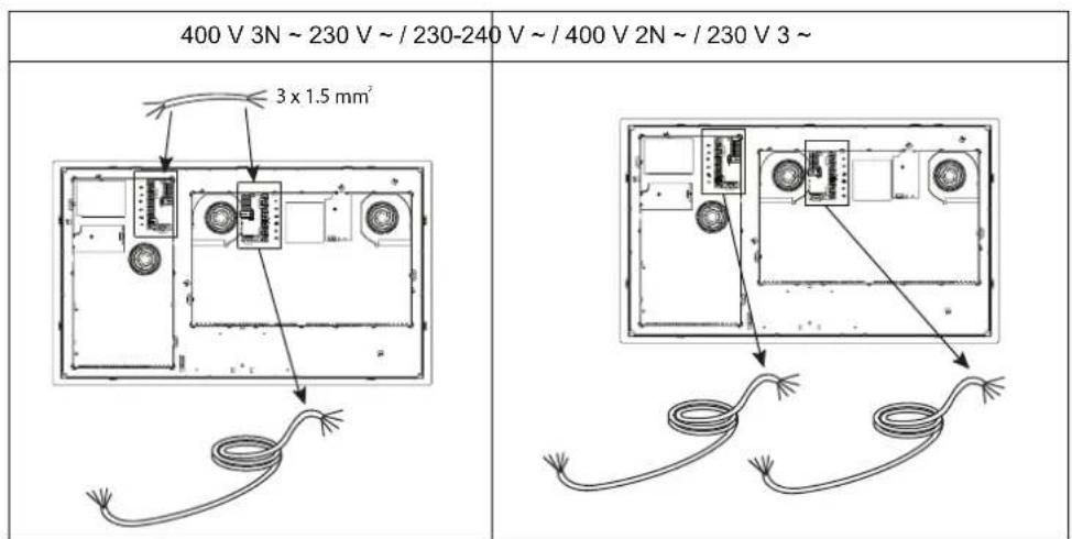 WHIRLPOOL ACM 795LX01 - Ligação ao pânel de terminais - 1