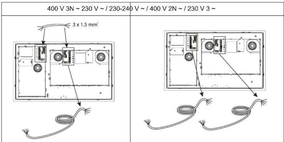 WHIRLPOOL ACM 795LX01 - Connection to the terminal block - 1