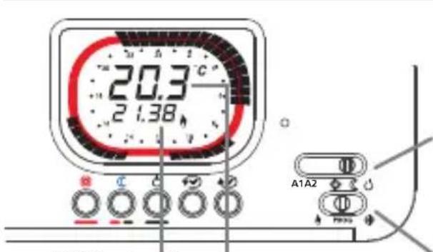 Fantini Cosmi IntelliTherm C68 - PREVIOUS DAY MINIMUM AND MAXIMUM TEMPERATURES - 1