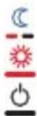 Fantini Cosmi IntelliTherm C68 - Temperature setting keys - 1