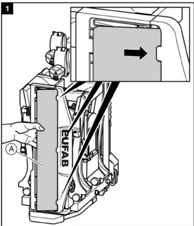 Eufab Premium III - Montaggio della targa sul portabiciclette - 1