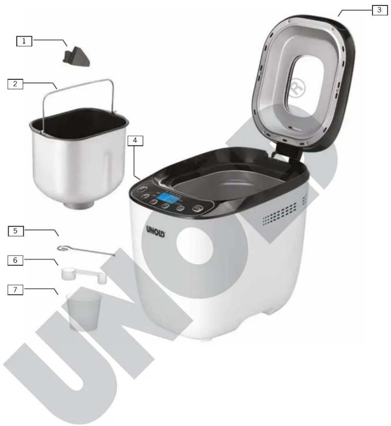 UNOLD Backmeister 68110 - Instrukcja obshugi modelu 68010 - 1