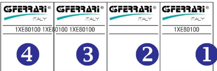G3 Ferrari 1XE80100 - Noten um abfallentsorgung der Produkten gueltigen fuer die europaische gemeinschaft - 6