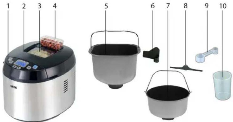 BEEM MultiBack Topclass 3in1 B7.001 - Plan de l'appareil - 1