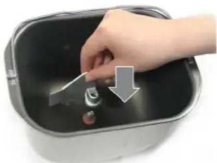 BEEM MultiBack Topclass 3in1 B7.001 - Inserting dough hook/agitator - 1