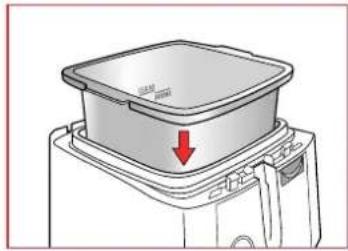 TEFAL Magiclean FR4001 - Replacing the removable bowl and the lid - 1