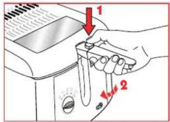 TEFAL Magiclean FR4001 - Lowering the basket and setting the timer (depending on model) - 1