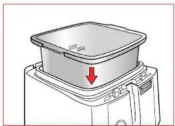 TEFAL Magiclean FR4001 - Setzen Sie den Frittierbehälter und den Deckelwieder ein - 1