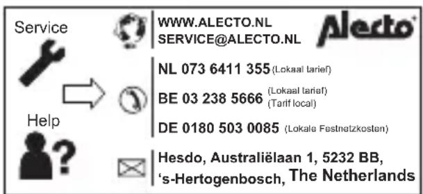 ALECTO BC07 - HOETEHANDELEN: - 1