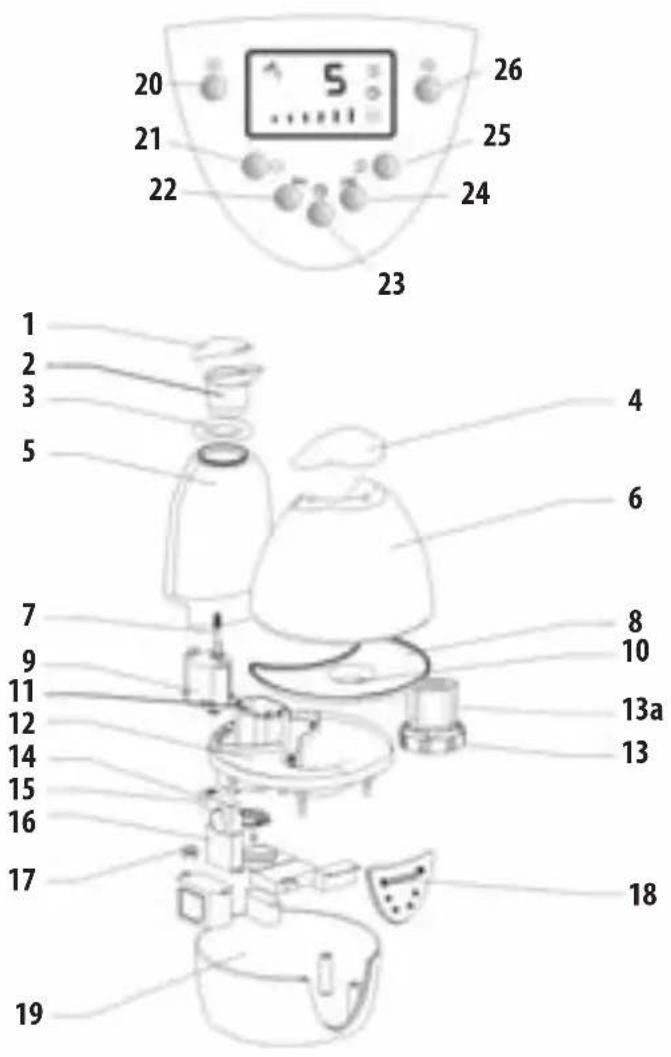 LANAFORM Vapo 360 - COMPONENTI - 1