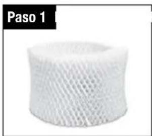 Vicks V3900 - Para cambiar el filtro: - 1