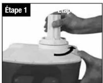 Vicks V3900 - Remplissage du réservoir - 1