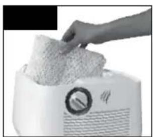 Vicks V3900 - To change the filter: - 7