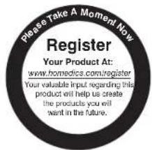 HOMEDICS UHECM45 - Distributed by HOMEDICS - 1
