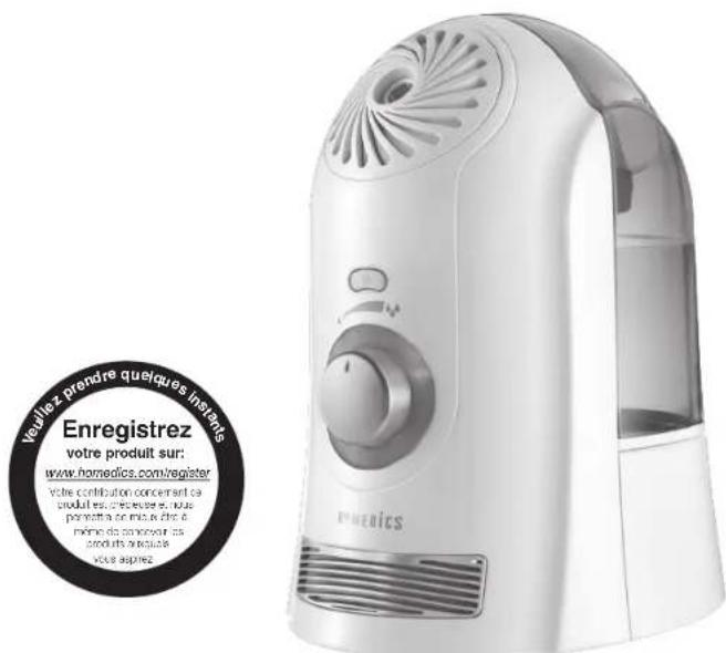 HOMEDICS UHECM45 - Humidificateur ultrasonique à brouillard froid - 1