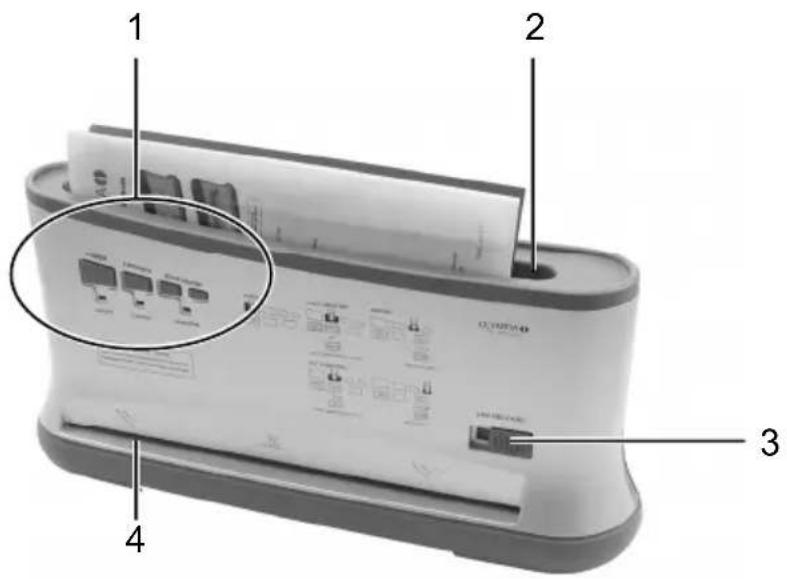 OLYMPIA TBL 1300 - Operating elements on the device - 1