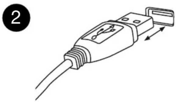 Speedlink Smart Spy Autofocus SL6845 - Raccordement de la webcam - 2