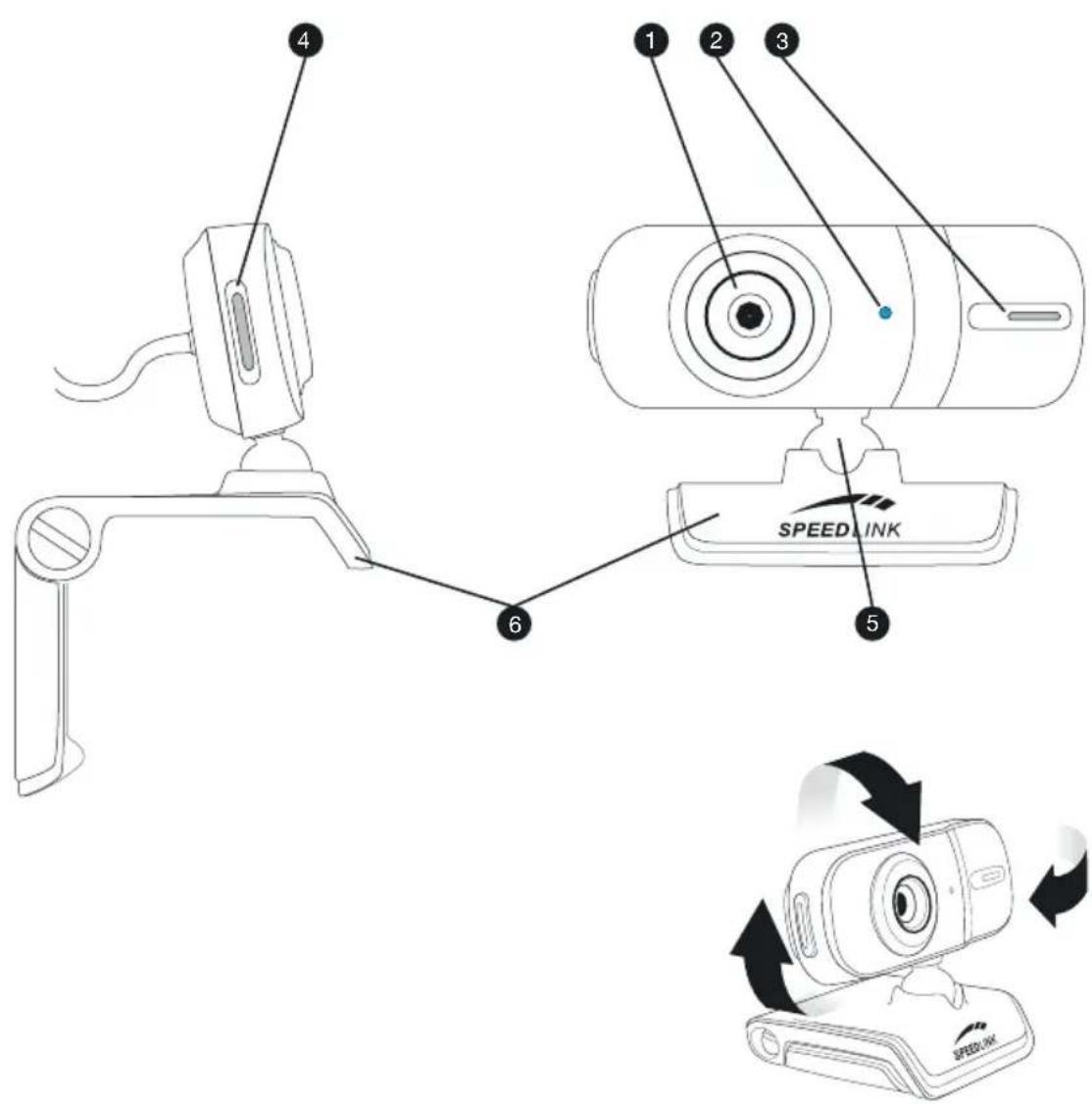 Speedlink Autofocus Mic SL6846 - Supporto tecnico - 2