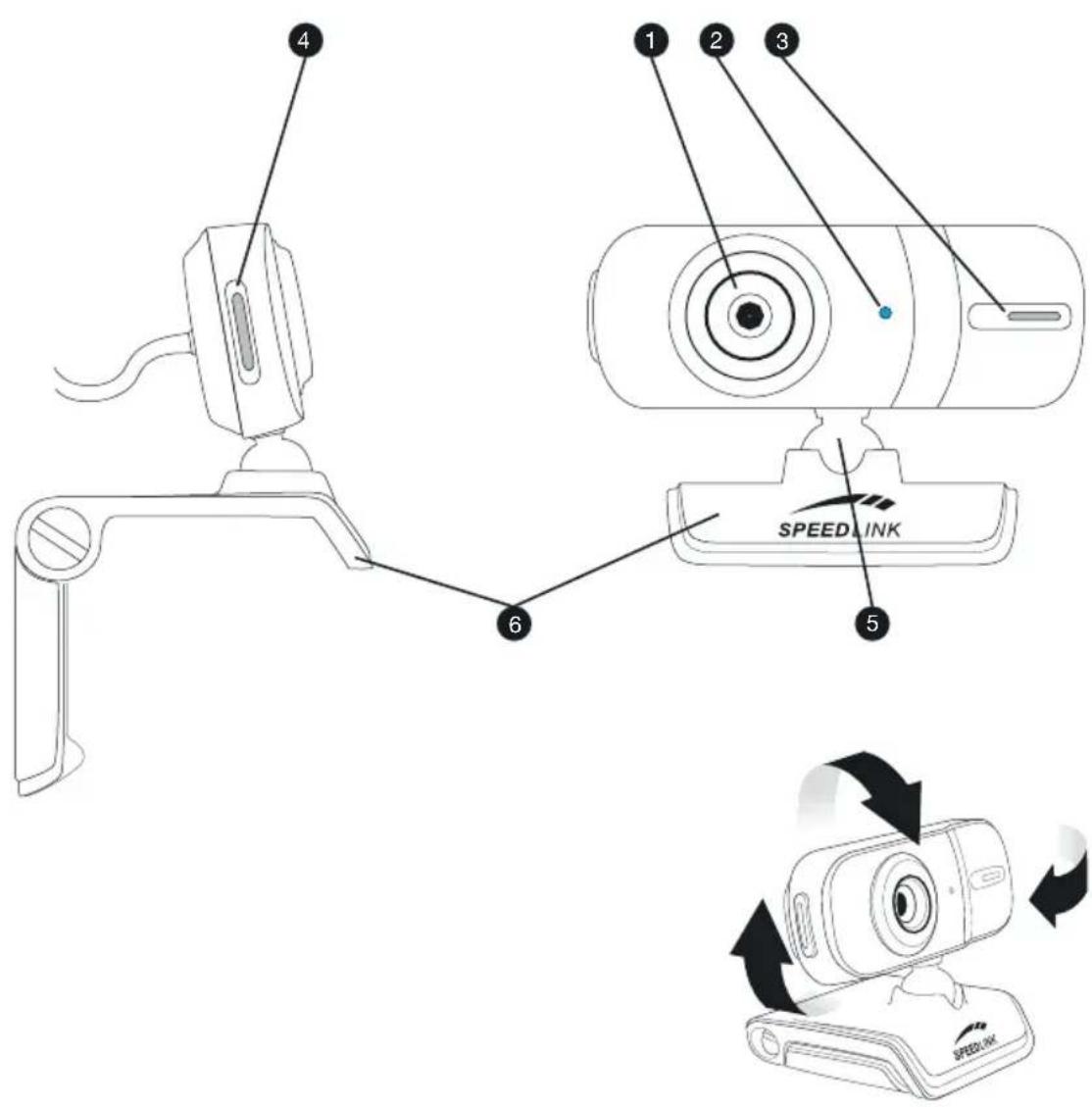 Speedlink Autofocus Mic SL6846 - Garantie - 1