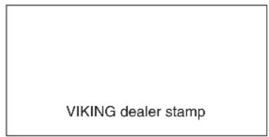 VIKING MB 655 VS - Service schedule - 3