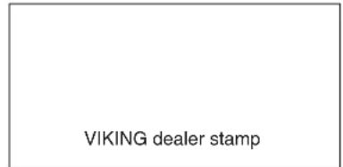 VIKING MB 655 VS - Service schedule - 7