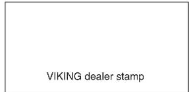 VIKING MB 650 VM - Service schedule - 7