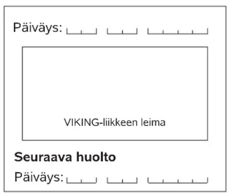 VIKING MB 448 TX - Huolto-ohjelma - 10